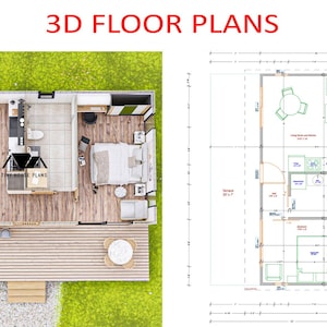 Ritningar för stugor 16 x 30, Ritningar för småhus, Moderna husplaner för vuxna, Gör-det-själv-planer för stugor, Ritningar för småhus, Ritningar för småstugor, Stugplaner bild 2
