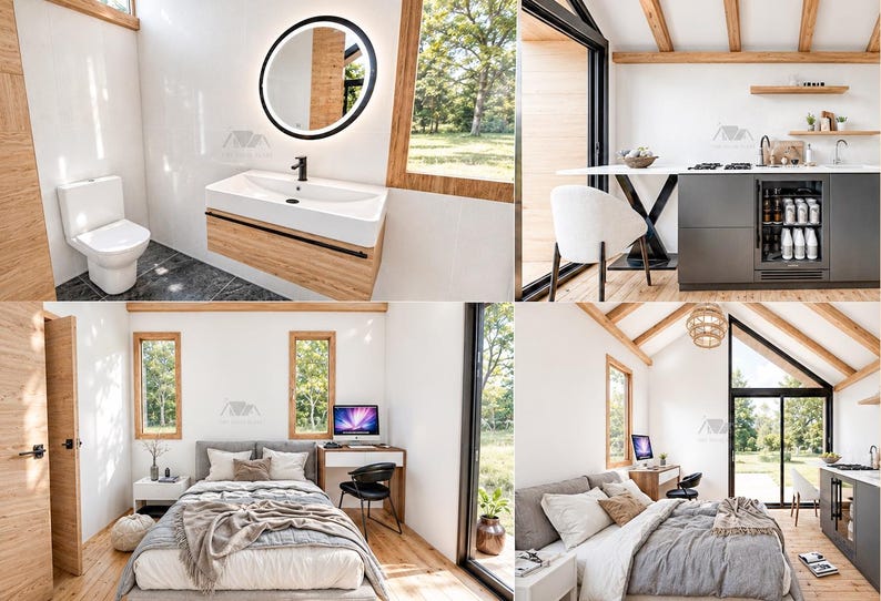 Ritningar för stugor 12 x 18, Ritningar för små stugor, Ritningar för småhus, Ritningar för småhus, Ritningar för stugor, Gör-det-själv för små, Ritningar för vuxna bild 3