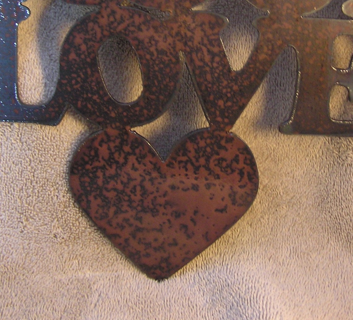 Live Laugh Love Metal Art Etsy Canada