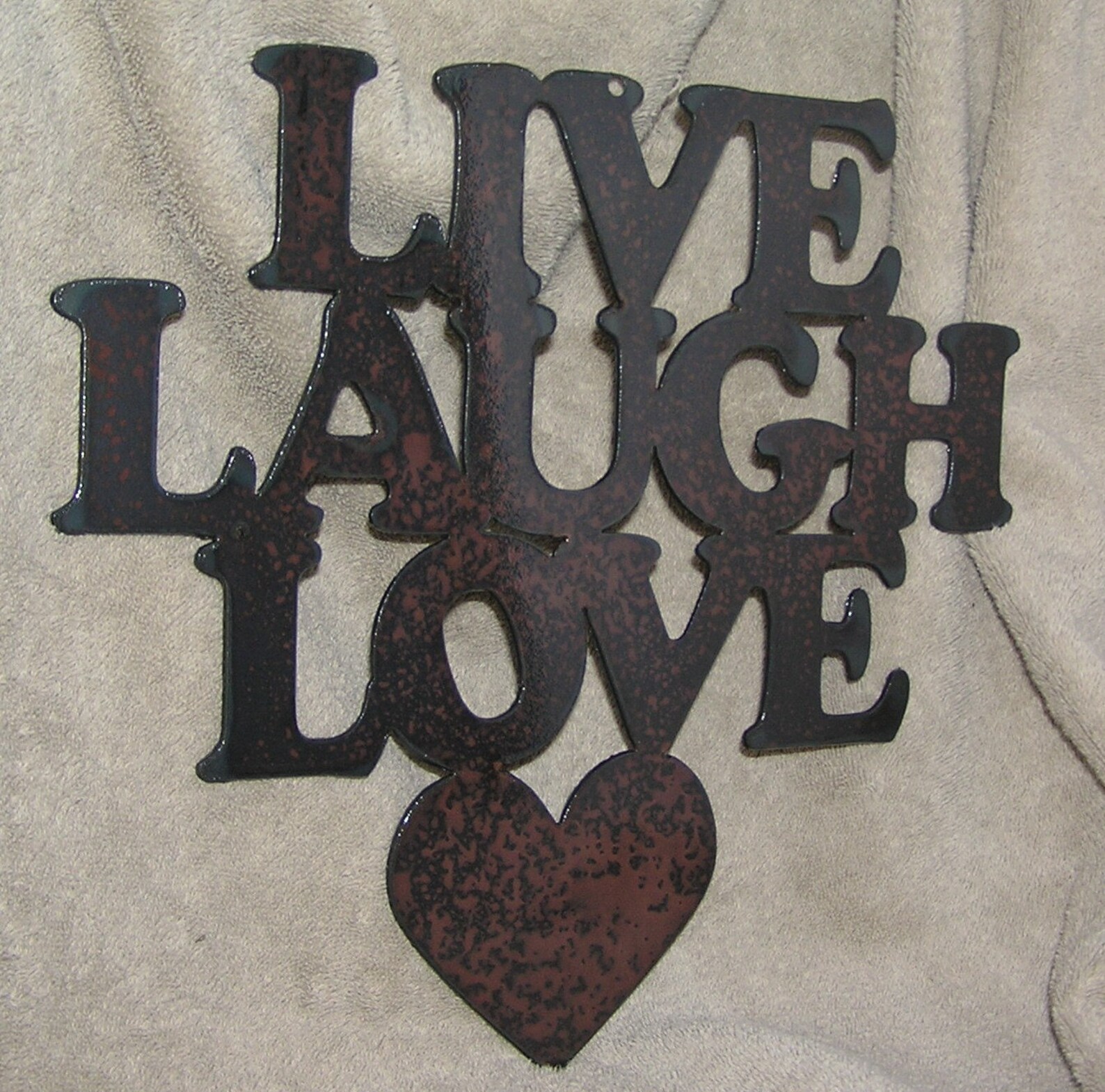 Live Laugh Love Metal Art Etsy Canada