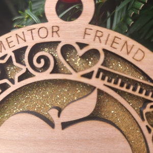 Custom Teacher Holiday Ornament image 2