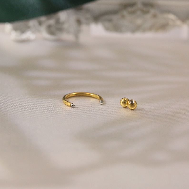 Fashion Horseshoe Nose Ring 16G Septum Ring 316L Piercing Jewelry Nose