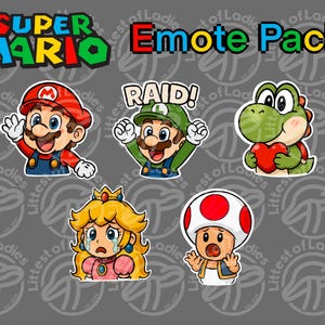 Super Mario Twitch Emotes