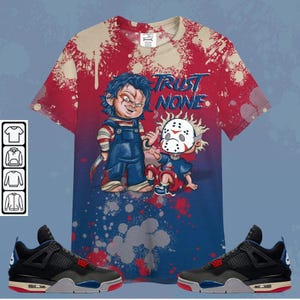 Dunkare Shirt To Match Shirt To Match Rare Air 4s, Trust No One Scary Shirt, Hoodie, Sweater, Bomber, Outfit To Match Sneaker