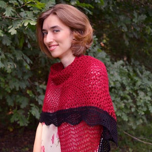 Knitting Pattern - Carmen's Omen Shawl {electronic