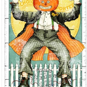 Patchy Panel Quilt main panel by J. Wecker Frisch for Riley Blake Halloween fabric