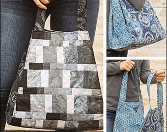 Trapezoid Tote Digital Sewing Pattern PDF roomy tote bag Etsy