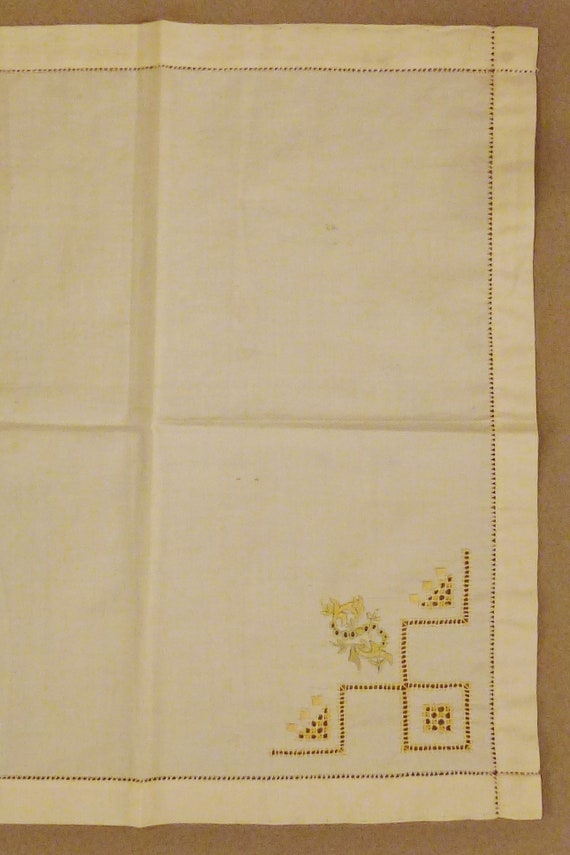 ANTIQUE WEDDING HANKIE, Initial S, Embroidered, S… - image 4