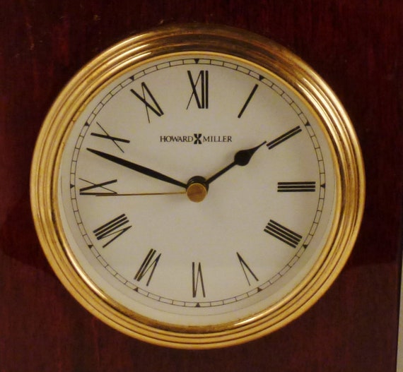 HOWARD Miller, CARRIAGE Clock, Tabletop, Red Enamel… Gem