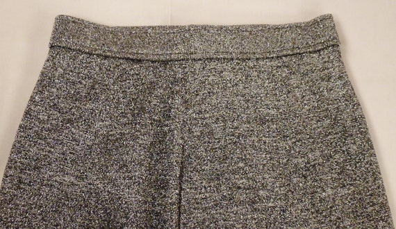 RETRO Rayon,Silver SKIRT, Pencil skirt,  Woven  m… - image 2