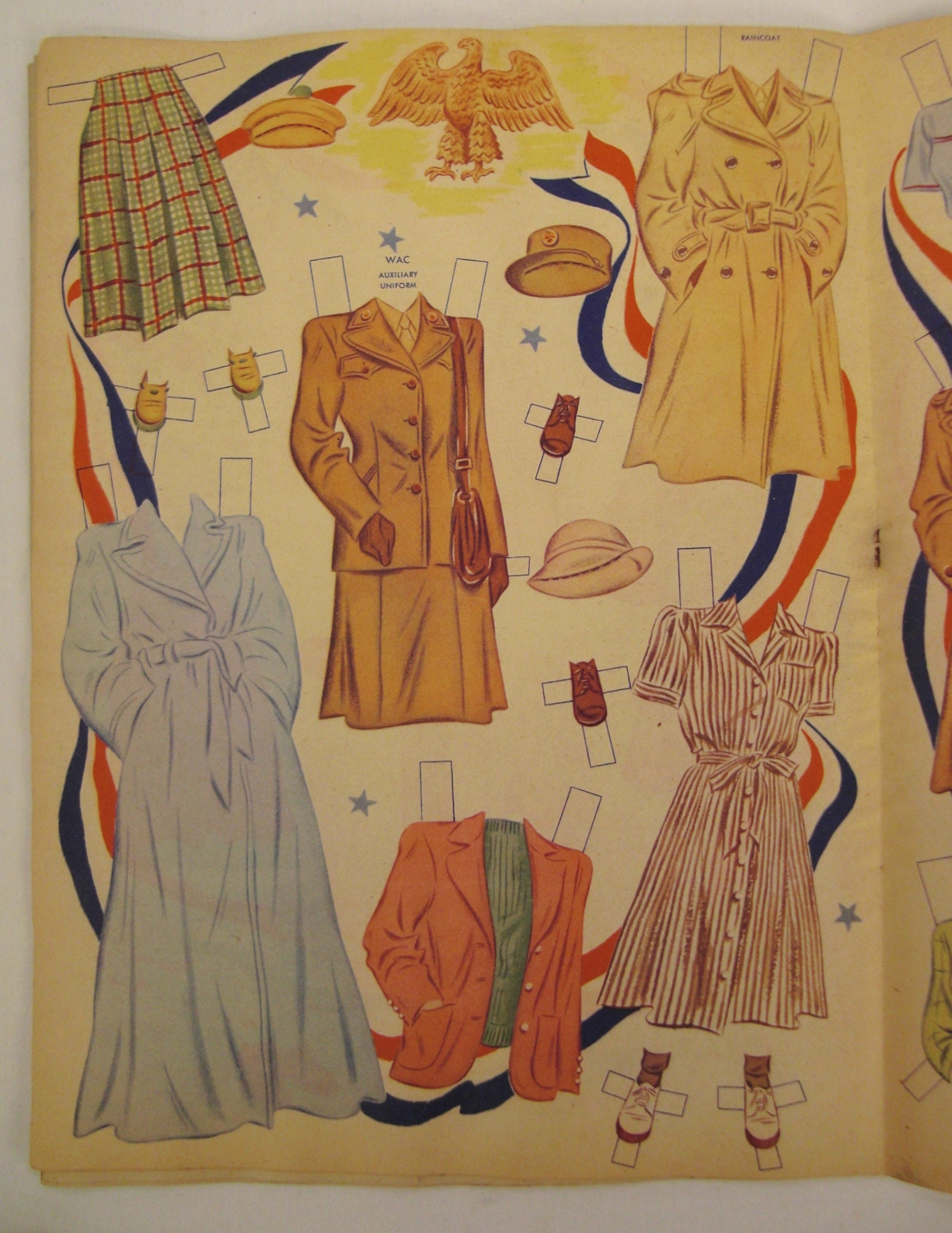 1943 Original Paper Dolls WACS and WAVES Whitman Publishing Etsy UK