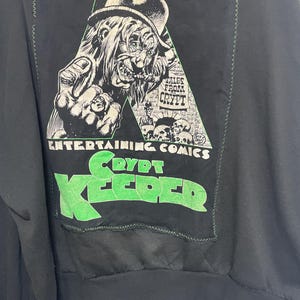 Tales From The Crypt hand sew theme hoodie