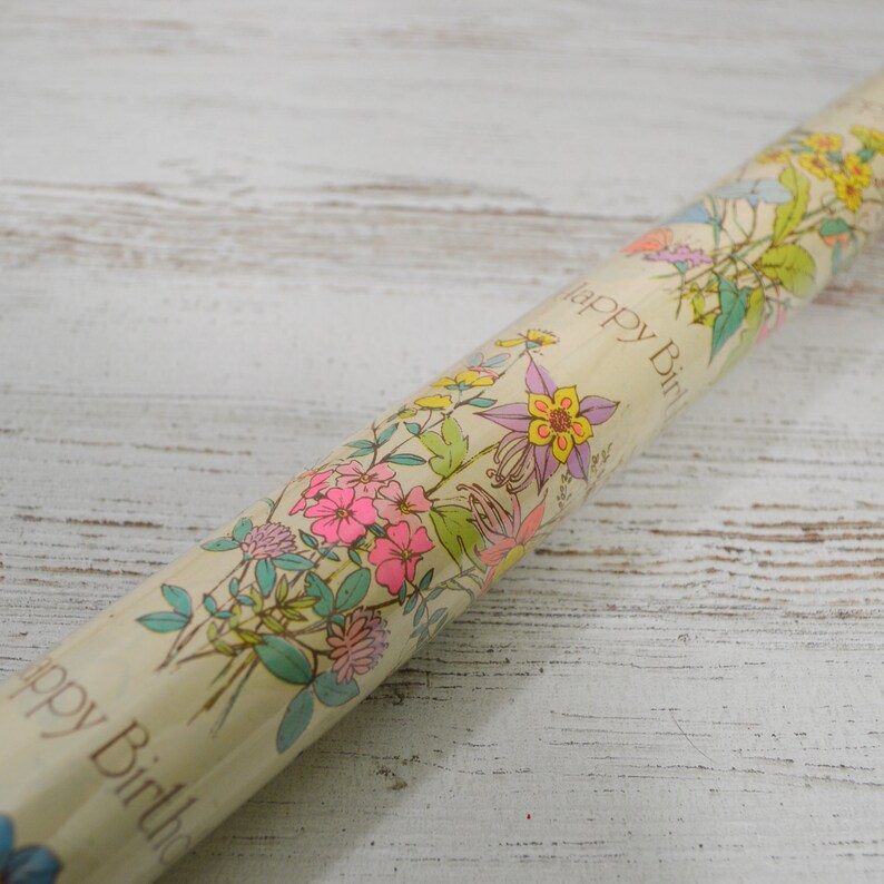 Children Floral Vintage Wrapping Paper 4 Rolls New In Package Hallmark Norcross Betsey Clark American Greetings Birthday