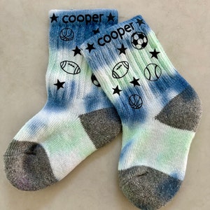 Personalized Tie Dye Socks