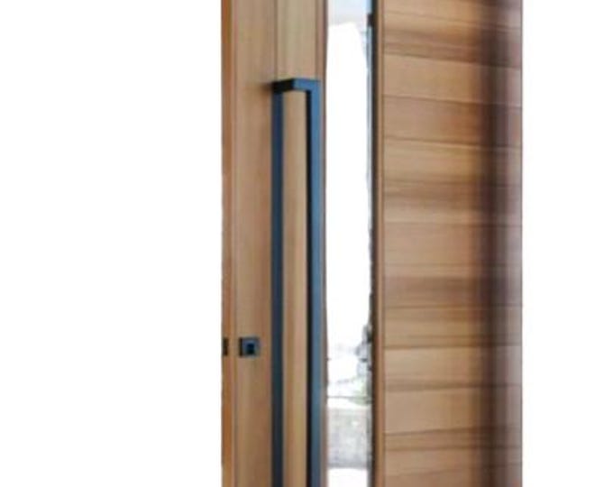 Custom Hand Made Modern Entrance Door Exterior Full Package Shipping Included