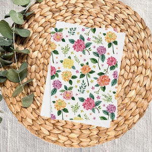 Dahlia aquarel briefpapier - Notitiekaarten, blanco kaarten, wenskaart, bedankkaarten, bloem Notitiekaarten, aquarel briefpapier, bloemen