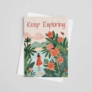 Continua a esplorare Biglietto di auguri - Biglietto d'amore, anniversario, amicizia, compleanno, acquerello rosa, Hawaii, biglietto di auguri di viaggio, biglietto di laurea, floreale