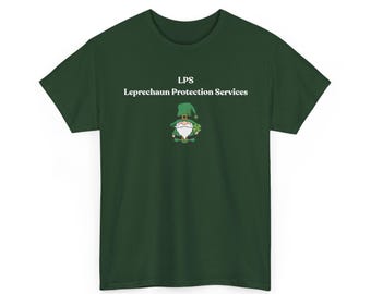 Leprechaun Protection Services Tee, St. Patrick's Day Irish Shamrock Shirt