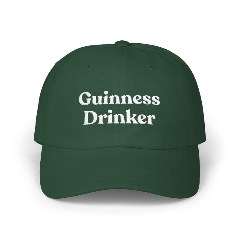 Guinness Drinker, Embroidered St Patrick's Day Hat image 1