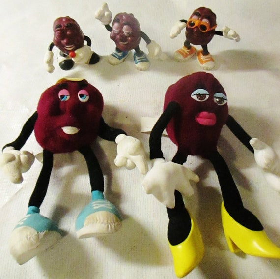 california raisin figurines