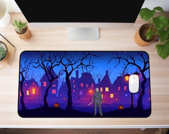 Michael Myers XXL Mouse Pad – Halloween Horror Desk Mat, Large Extended Gaming Mousepad, Scary Slasher Desk Decor Gift