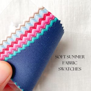 Personalised Tonal Soft Summer Colour Palette Fabric Swatches | Style Guide for Your Unique Colours