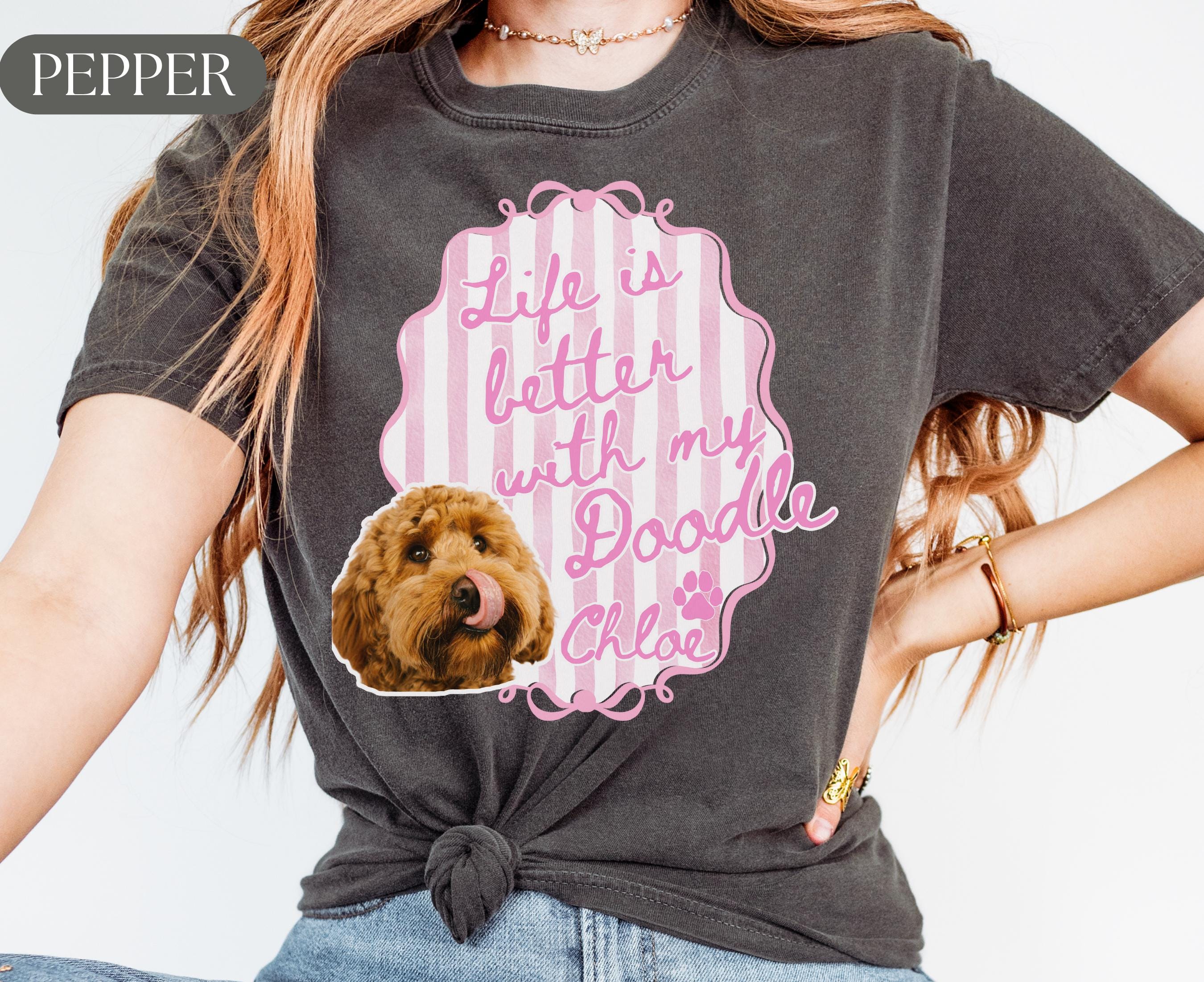 Golden Doodle Comfort Color Dog Mom Shirt Goldendoodle Lover Tee ...