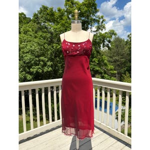 express red slip dress red dress to impress Saturation point slip dress red