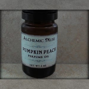 Pumpkin Peach - Perfume Oil - White Peach, Baked Pumpkin, Spice - Pumpkinfest Collection