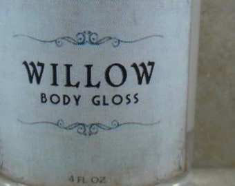 Willow - Body Gloss - Crisp Leaves, Green Tea, Water Lily - Springtime Collection