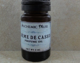 Crème De Cassis - Perfume Oil - Black Currant Liqueur, Fresh Cream - Winter Collection
