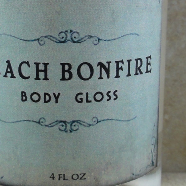 Beach Bonfire - Body Gloss - Smoky Woods, Golden Amber, Roasted Marshmallow – Summer Lovin’ Collection