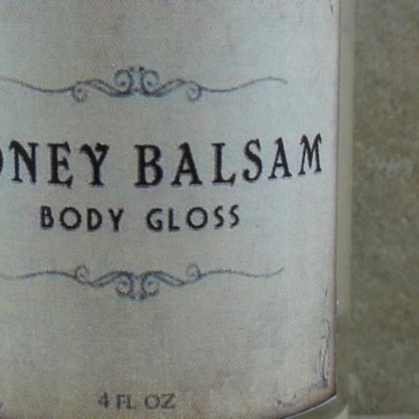 Honey Balsam - Body Gloss - Honey Citrus, Toffee, Frankincense, Myrrh - Springtime Collection