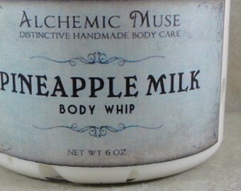 Pineapple Milk - Body Whip - Tangy Pineapple, Sweet Cream, Sugarcane - Tropical Paradise Collection