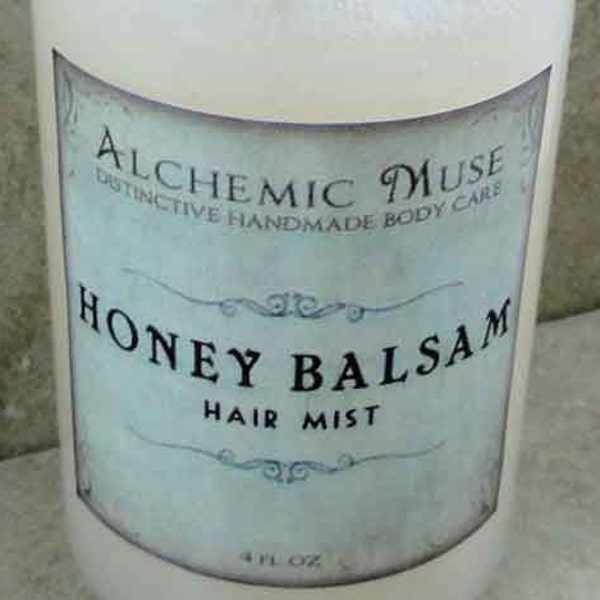 Honey Balsam - Hair Mist - Detangler & Styling Primer - Honey Citrus, Toffee, Frankincense, Myrrh - Springtime Collection