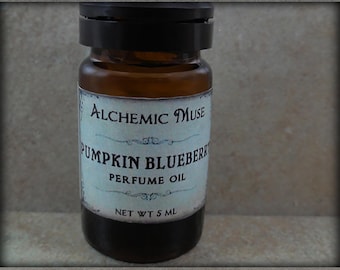 Pumpkin Blueberry - Perfume Oil - Fresh Blueberry, Ripe Pumpkin, Autumn Spice - Pumpkinfest Collection
