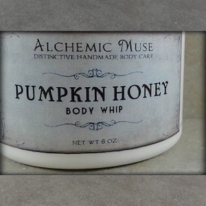 Pumpkin Honey - Body Whip - Sweet Pumpkin, Warm Honey, Harvest Spice - Pumpkinfest Collection