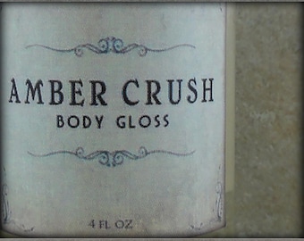 Amber Crush (New Blend) - Body Gloss - Amber Resins, Patchouli, Bourbon Vanilla