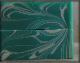 Selkie - Handmade Soap - Sea Foam Greens, Salty Air, Sun-Bleached Driftwood - Springtime Collection