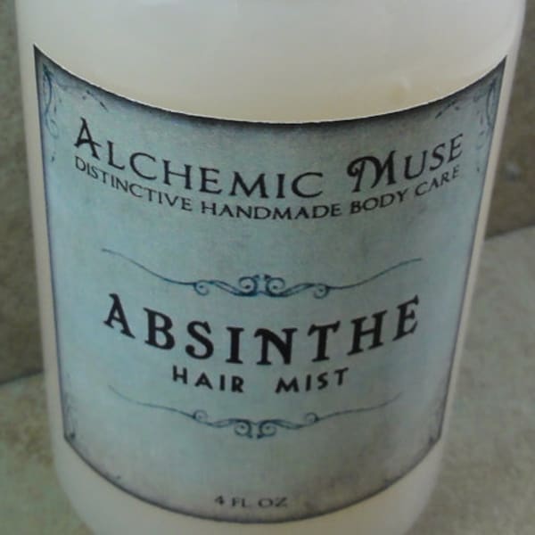 Absinthe - Hair Mist - Fresh Green Herbs, Wormwood, Green Anise - Springtime Collection