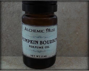 Pumpkin Bourbon - Perfume Oil - Fresh Pumpkin Puree, Aged Bourbon, Dark Rum - Pumpkinfest Collection