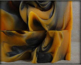 Pumpkin Noir  - Handmade Soap - Ripe Pumpkin, Clove, Dark Rum
