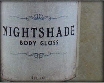 Nightshade - Body Gloss  - Bulgarian Lavender, Madagascar Vanilla, Chocolate