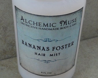 Bananas Foster - Hair Mist - Detangler & Styling Primer - Just Desserts Collection