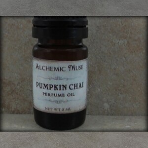 Pumpkin Chai - Perfume Oil - Sugared Pumpkin, Masala Spice, Black Tea - Pumpkinfest Collection