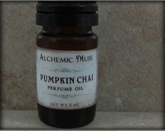 Pumpkin Chai - Perfume Oil - Sugared Pumpkin, Masala Spice, Black Tea - Pumpkinfest Collection