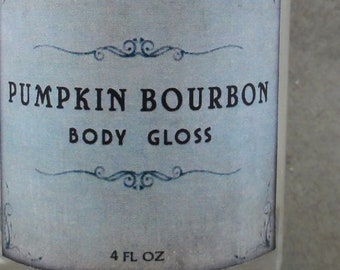 Pumpkin Bourbon - Body Gloss - Fresh Pumpkin Puree, Aged Bourbon, Dark Rum - Pumpkinfest Collection