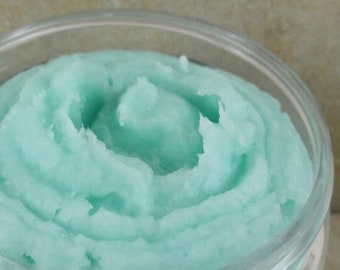 Selkie - Foaming Body Scrub - Sea Foam Greens, Salty Air, Sun-Bleached Driftwood - Springtime Collection