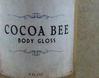 Cocoa Bee - Body Gloss  - Black Honey, Spice, Cocoa Absolute - Valentine Collection