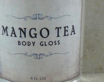 Mango Tea - Body Gloss - Fresh Mango, Sweet Tea, Vanilla Bean